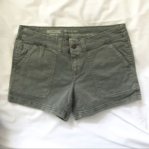 Mossimo Army Green Cargo Shorts in size 2